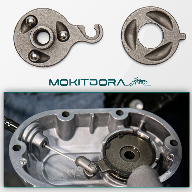 MoKitDora Dyna Softail Touring Easy Lever Pull Ramp Reduced Effort Clutch Kit for Harley 1987-up Big Twin & M8 Models - Image 2